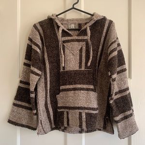 Light Brown Baja Hoodie Drug Rug